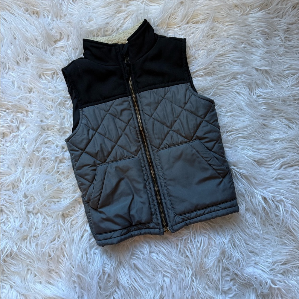 The Children's Place Black Quilted Vest